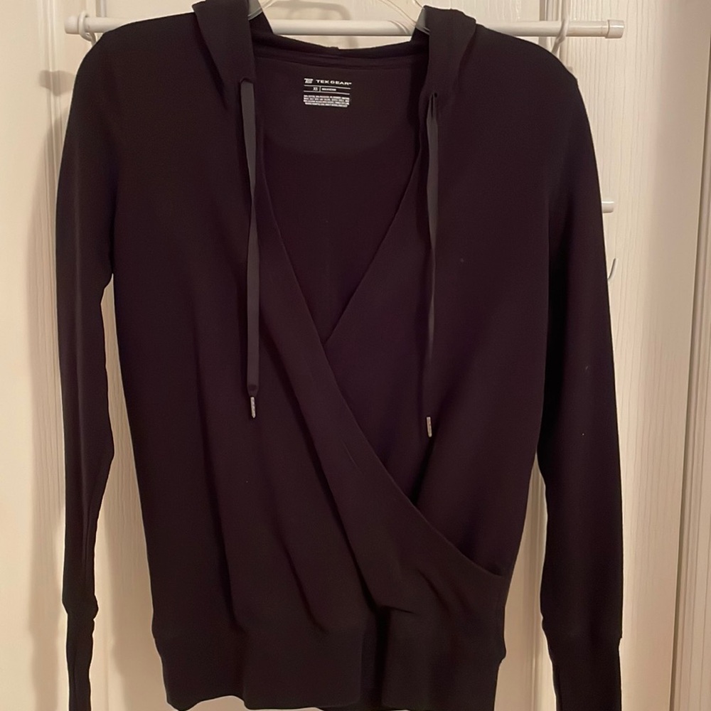 Open-V Wrap Hoodie
